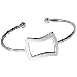 Treasure Bay Damen Armband - 925 Sterling Silber Offene Manschette Armreif Armband für Damen und Mädchen, Einheitsgröße, Sterling-Silber von Treasure Bay