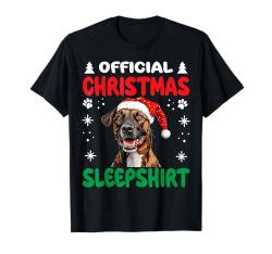 Treeing Tennessee Brindle Hunde-Pyjama, offizielles Produkt T-Shirt von Treeing Tennessee Brindle Christmas Dog Pajamas &