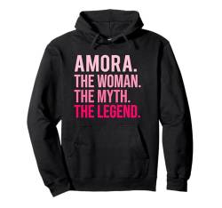 Amora Die Frau Der Mythos Die Legende Lustiger Valentinstag Pullover Hoodie von TrendWardrobe