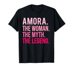 Amora Die Frau Der Mythos Die Legende Lustiger Valentinstag T-Shirt von TrendWardrobe