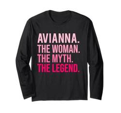 Avianna Die Frau Der Mythos Die Legende Lustiger Valentinstag Langarmshirt von TrendWardrobe