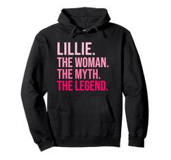 Lillie Die Frau Der Mythos Die Legende Lustiger Valentinstag Pullover Hoodie von TrendWardrobe