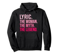 Lyric Die Frau Der Mythos Die Legende Lustiger Valentinstag Pullover Hoodie von TrendWardrobe