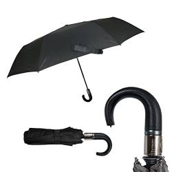 Trencool Men's Taschenschirm. Sonnenschirme. Taschenschirm automatik Folding Umbrella Windproof Large. Schwarzer Automatik-Regenschirm für Männer XXL 90-95cm und 110-120cm. von Trendcool