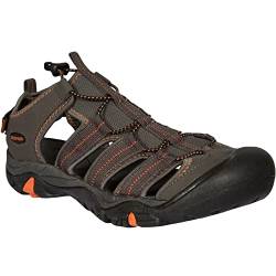 Trespass - Herren Sandalen Torrance (45 EU) (Schwarzbraun) von Trespass