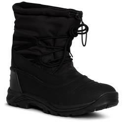 Trespass Novern wasserdichte Herrenstiefel, atmungsaktiv, Wanderschuhe, Schwarz , 42 1/3 EU von Trespass