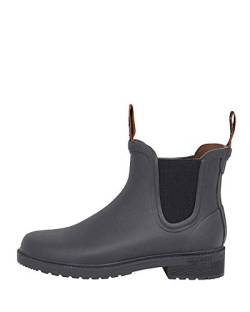 Tretorn Chelsea Classic Kurzschaft Gummistiefel Wasserdicht Natürliches Gummi Unisex (45, Schwarz) von Tretorn