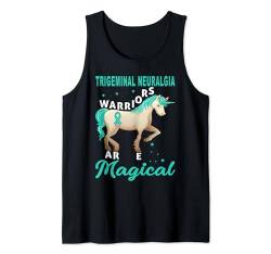 Trigeminusneuralgie Bewusstsein Krieger Einhorn Magisch Tank Top von Trigeminal Neuralgia Awareness Products (Lwaka)