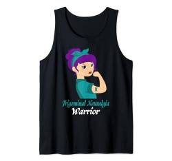 Trigeminusneuralgie Bewusstsein unterstützt starke Frauen Tank Top von Trigeminal Neuralgia Awareness Products (Lwaka)