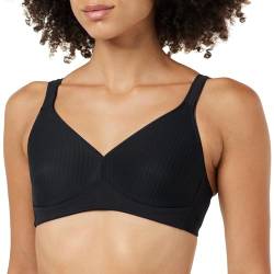 Triumph Damen Modern Soft+Cotton N Wireless Bra, SCHWARZ, 100B von Triumph