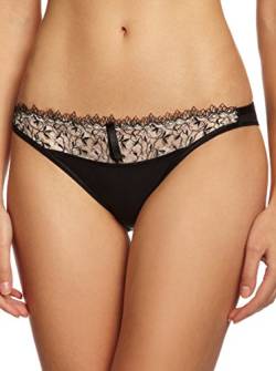 Triumph Damen String CHARM SPOTLIGHT Brazilian - Schwarz - Schwarz - 42 (Herstellergröße: 42) von Triumph