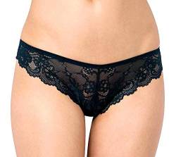 Triumph Damen Tempting Lace Brazilian String Briefs, SCHWARZ, L von Triumph