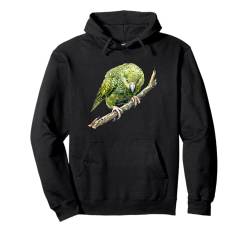 Kakapo Vogel Zeichnung Kakapo Vogelliebhaber Motiv Tierkunst Pullover Hoodie von Tropical Jungle Animal Art