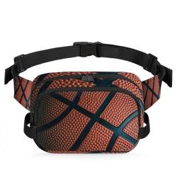 Basketball-Gürteltasche für Damen, Herren, Mädchen, Jungen, Kinder, Basketball-Druck, Bauchtasche, Laufen, Sport, Wandern, Geldbörse, Gürteltasche, farbe, XL, Taschen-Organizer von TropicalLife