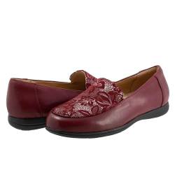 Trotters Damen Footwear-Ladies Slipper, Sangria Floral, 44 EU Schmal von Trotters