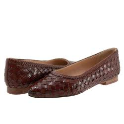 Trotters Emmie Loafer für Damen, flach, Cognac, 8.5 Narrow von Trotters