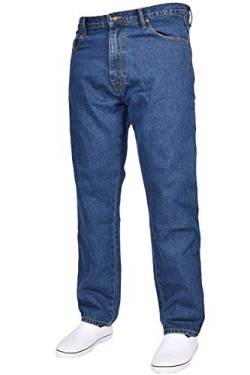 True Face Herren-Jeans, gerades Bein, Denim-Hose, Reißverschluss, klassische Passform Gr. 34 W/32 L, Stone-Wash von True Face