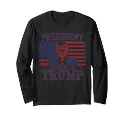 Präsident Donald Trump Einweihung, Fanartikel Langarmshirt von Trump Inauguration 2025