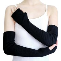 Truyuety Armstulpen Fingerlose Armstulpen für Frauen Winter Dehnbare Handschuhe (1-St) von Truyuety