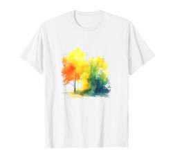 Herbst tshirt Motiv, Baum Malerei Wald Herbstwald Hoodie Sie T-Shirt von Tshirt Shirt T-Shirt Pullover Hoodie Sweater Style