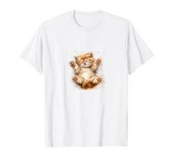 süßes kleines Kätzchen tshirt Aquarell, niedliche Katze süß T-Shirt von Tshirt Shirt T-Shirt Pullover Hoodie Sweater Style