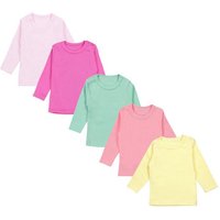 TupTam Langarmshirt TupTam Baby Mädchen Langarmshirt Sterne 5er Pack (5-tlg) von TupTam