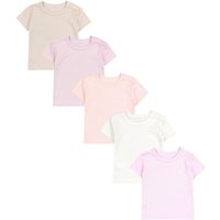 TupTam T-Shirt TupTam Baby Mädchen Kurzarm T-Shirt Gemustert Bunt 5er Set von TupTam