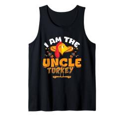 Ich bin der Onkel Türkei, das zum Erntedankfest der Familie passt Tank Top von Turkey Matching Family Thanksgiving Tee