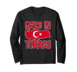 Türkiye Türkei Türkei Türkische Flagge Langarmshirt von Turkish Gifts for Women Men and Kids