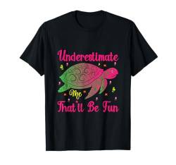 Schildkröten Kunst Männer Frauen Kinder Schildkröte Meer Tier Lustige Schildkröte T-Shirt von Turtle Clothing