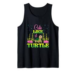 Schildkröten Kunst Männer Frauen Kinder Schildkröte Meer Tier Lustige Schildkröte Tank Top von Turtle Clothing