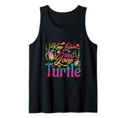 Schildkröten Kunst Männer Frauen Kinder Schildkröte Meer Tier Lustige Schildkröte Tank Top von Turtle Clothing