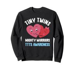 Tiny Twins Mighty Warriors TTTS-Bewusstsein Sweatshirt von Twin To Twin Transfusion Syndrome Awareness Design