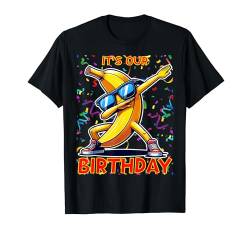 Twins Twin Es ist unser Geburtstagsshirt Go Bananas Birthday T-Shirt von Twins Friends Birthday Brother Sister Apparel