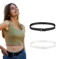 Tyqour 2 Stück Verstellbare Crop Tuck Band, Elastisch Crop Shirt Tuck Band für Pullover und Hemd Shirt Crop Top Band Tuck Bänder Zuschneidewerkzeug für Frauen Crop Tuck Tool DIY-Kleidung von Tyqour