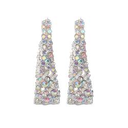 Runde Ohrstecker Round Diamond Openwork Accessoires Ohrringe Luxury Geometric Ohrringe (as show, One Size) von Tyuffghet