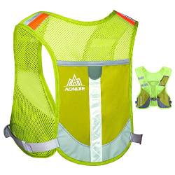 Tyuodna Ultraleicht Laufrucksack,Trinkrucksack Laufen,Trailrunning Rucksack,Laufweste Herren und Damen,Hydration Pack Fahrradrucksack für Draußen Sport, Laufen,Wandern (Grün) von Tyuodna