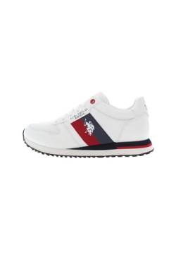 Scarpe U.S. Polo sneaker Xirio007 in ecopelle/ tessuto white uomo US24UP22 41 von U.S. POLO ASSN.