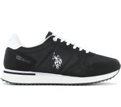 U.S. POLO ASSN. ALTENA - Herren Sneakers Schuhe Schwarz 001A-BLK von U.S. POLO ASSN.