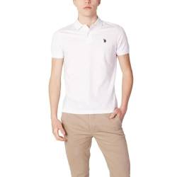 U.S. POLO ASSN. King Herren Poloshirt 65079 Blau 41029, Weiß, Small von U.S. POLO ASSN.