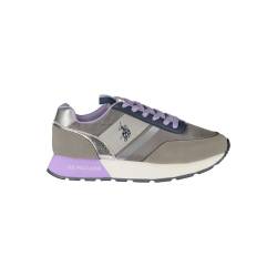 U.S. Polo Assn. Grauer Damen-Sneaker aus Polyester, GRAU, 39 EU von U.S. POLO ASSN.