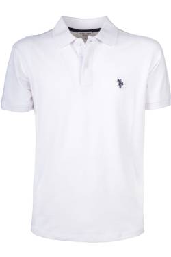 U.S. Polo Assn. Classic Fit Poloshirt weiss, Einfarbig von U.S. Polo Assn.