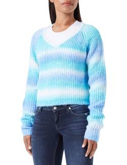 UCY Damen Strickpullover 12425239-UC01, Türkis Mehrfarbig, XS/S von UCY