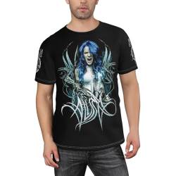 Arch Shirts Enemy Metal Band Herren Damen T-Shirt modisches grafisches bedrucktes T-Shirt mit kurzen Ärmeln Tee Tops L von UGANI