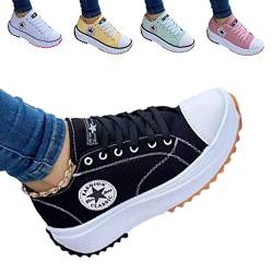 Neue Womens Canvas-Trainer, 2022 Segeltuchschuhe Damenmode Trainer, 2022 Canvas Shoes Women Fashion Trainers, Freizeitschuhe Sneaker Sommerschuhe, rutschfeste Damenschuhe von UGIF