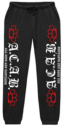 ACAB Herren Jogginghose | Hardcore Hose MMA 1312 Fussball Ultras Sport Hose Freizeithose | M3 (L) von UGLYSHIRT