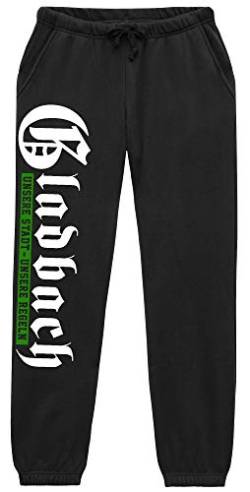 Unsere Stadt Gladbach Herren Jogginghose | Gladbach Geschenk Gladbach Hose Gladbach Fanartikel Stadt Ultras Sport | M1 Schwarz (S) von UGLYSHIRT