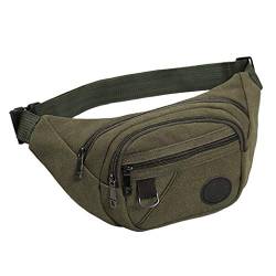 Outdoor Tasche Gürtel Chaos Multifunktions Mann Tasche Packs Fanny Mode Tasche Wandern Taille Pack für Kinder Multi Pocket Fanny Tasche, armee-grün, Einheitsgröße von UIFLQXX