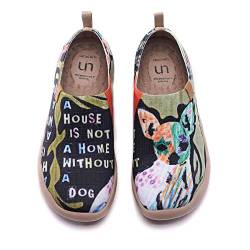 UIN Damen Kunstgemalte Reiseschuhe Slipper Casual Loafers Leichter Komfort Mode Sneaker Toledo Ⅰ Chihuahua (40.5) von UIN