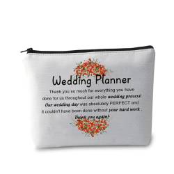 UJIMS Hochzeitsplaner Geschenk von Braut Hochzeitskoordinator Kosmetiktasche Event Planer Dankeschön Geschenk von Braut Bräutigam, WeddingPlanner Tasche, Modern von UJIMS